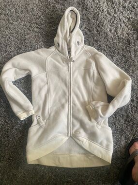 Oakley Cream Hooded Fleece Jacket